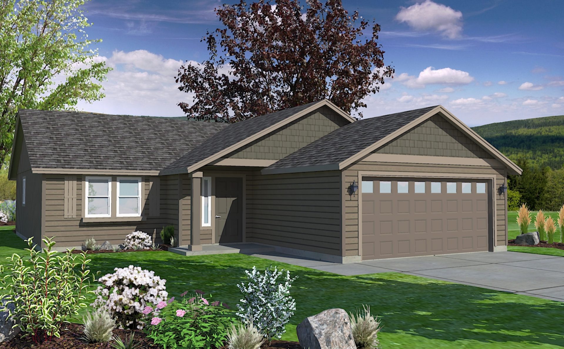 The Alderwood 1148 Square Foot Single Story New Home